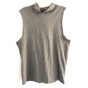 Asos | Hooded Sport Tank Mens Size L Gray Sleeveless Pullover Unisex